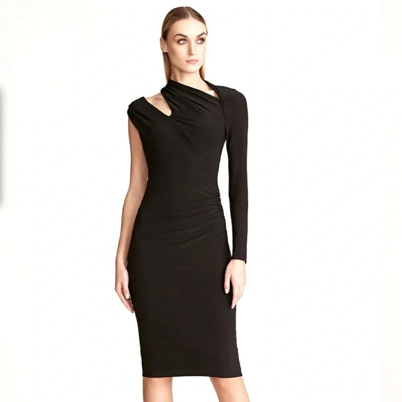 Halston Heritage Dresses & Skirts - HALSTON EVELYN STRETCH JERSEY DRESS/ size 8